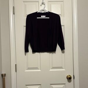 Deep Plum Cardigan